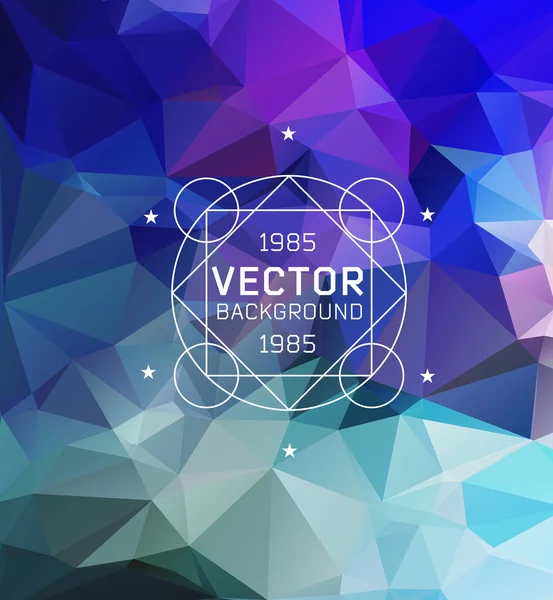 Polygonal design — Stock vektor