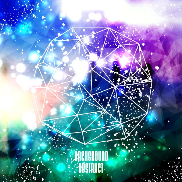 hipster arka plan yapılmış üçgen ve uzay arka plan