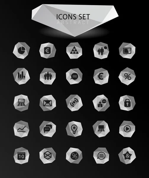 Set of web icons — Stock Vector