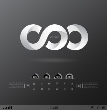 επιχείρηση σχεδιαστικά στοιχεία (εικονίδιο) για την εκτύπωση και το web. διάνυσμα