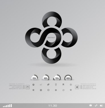 επιχείρηση σχεδιαστικά στοιχεία (εικονίδιο) για την εκτύπωση και το web. διάνυσμα