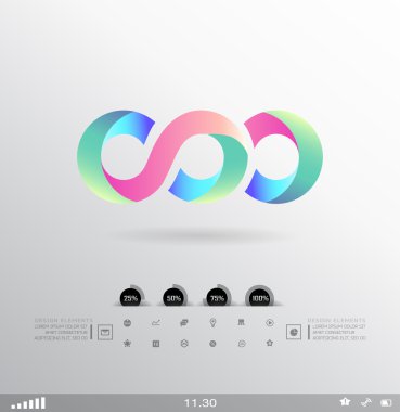 επιχείρηση σχεδιαστικά στοιχεία (εικονίδιο) για την εκτύπωση και το web. διάνυσμα