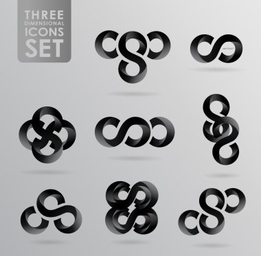 επιχείρηση σχεδιαστικά στοιχεία (εικονίδιο) για την εκτύπωση και το web. διάνυσμα