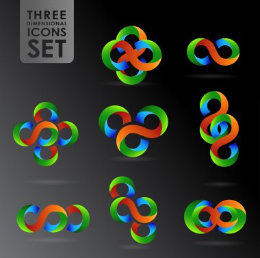 επιχείρηση σχεδιαστικά στοιχεία (εικονίδιο) για την εκτύπωση και το web. διάνυσμα