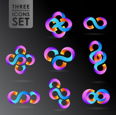 επιχείρηση σχεδιαστικά στοιχεία (εικονίδιο) για την εκτύπωση και το web. διάνυσμα