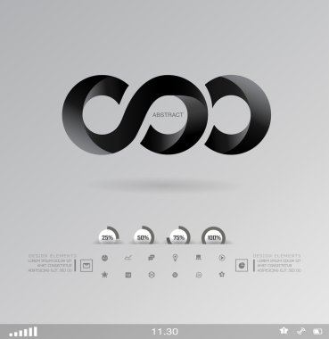 επιχείρηση σχεδιαστικά στοιχεία (εικονίδιο) για την εκτύπωση και το web. διάνυσμα