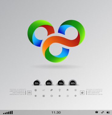 επιχείρηση σχεδιαστικά στοιχεία (εικονίδιο) για την εκτύπωση και το web. διάνυσμα