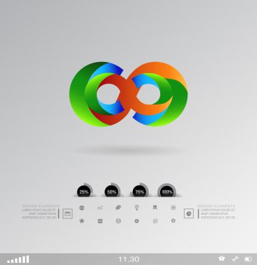 επιχείρηση σχεδιαστικά στοιχεία (εικονίδιο) για την εκτύπωση και το web. διάνυσμα