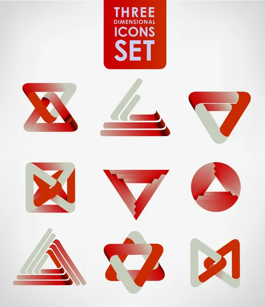 Business Design elements ( icon ) set for print and web. vector — Stock Vector