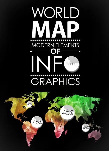 Світова карта карти — стоковий вектор