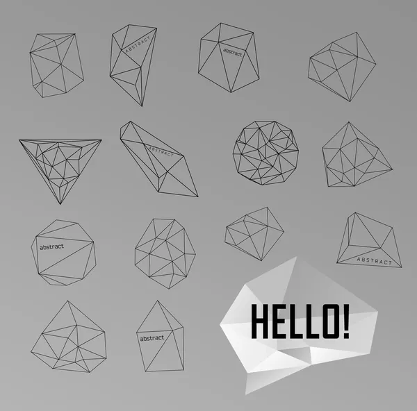 modern arka plan ile çokgen çizmek