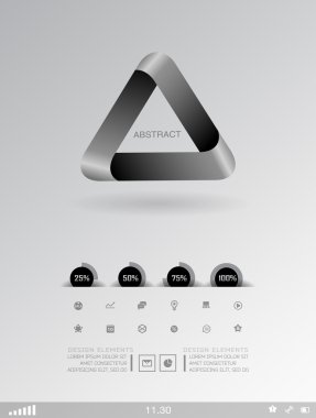 επιχείρηση σχεδιαστικά στοιχεία (εικονίδιο) για την εκτύπωση και το web. διάνυσμα