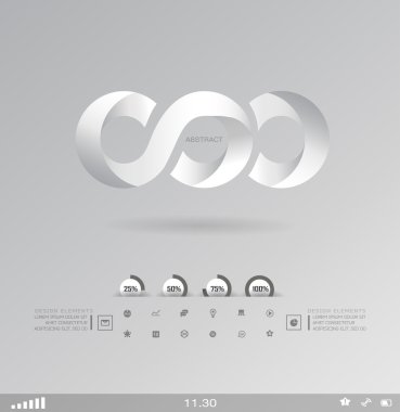 επιχείρηση σχεδιαστικά στοιχεία (εικονίδιο) για την εκτύπωση και το web. διάνυσμα