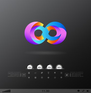 επιχείρηση σχεδιαστικά στοιχεία (εικονίδιο) για την εκτύπωση και το web. διάνυσμα