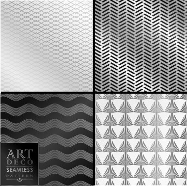 Art deco sorunsuz duvar kağıdı deseni