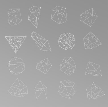 modern arka plan ile çokgen çizmek