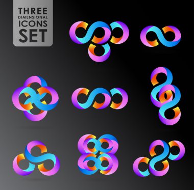 επιχείρηση σχεδιαστικά στοιχεία (εικονίδιο) για την εκτύπωση και το web. διάνυσμα