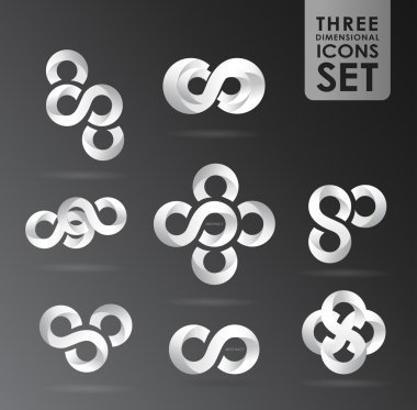 επιχείρηση σχεδιαστικά στοιχεία (εικονίδιο) για την εκτύπωση και το web. διάνυσμα