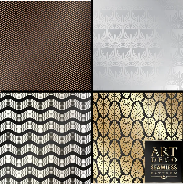 Art deco sorunsuz duvar kağıdı deseni