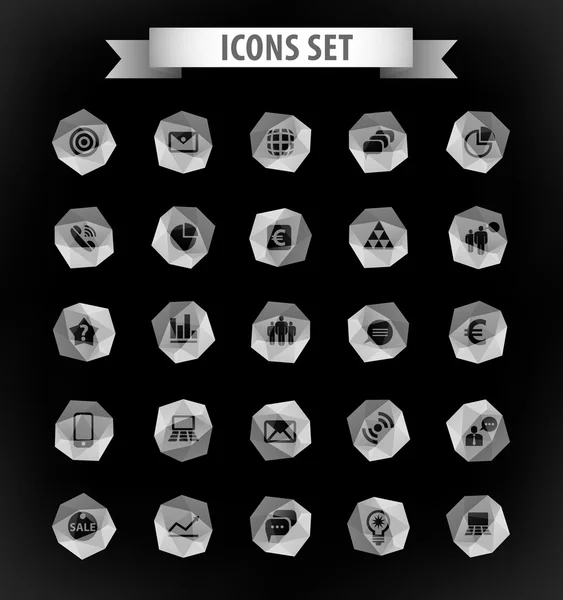 Set of web icons — Stock Vector