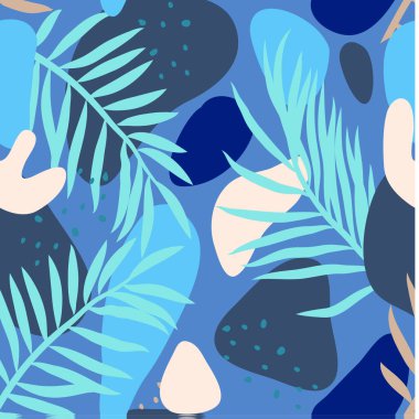 Kusursuz desen. Organik el yazması matisse sanat tarzında soyut moda karalama. Çeşitli şekiller ve nesneler. Posterler için çağdaş modern simgeler şablonları, sosyal medya. Vektör