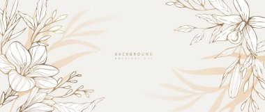 Lüks botanik arka planı, modaya uygun kır çiçekleri ve duvar dekorasyonu veya düğün için minimalist çiçekler. El yapımı şifalı otlar, davetiye için zarif yapraklar. Randevu kartını sakla. Botanik kırsal