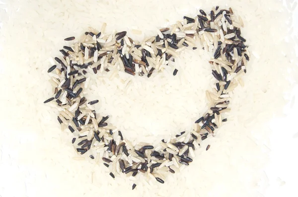 野生および全粒玄米のグルメ ブレンド — ストック写真