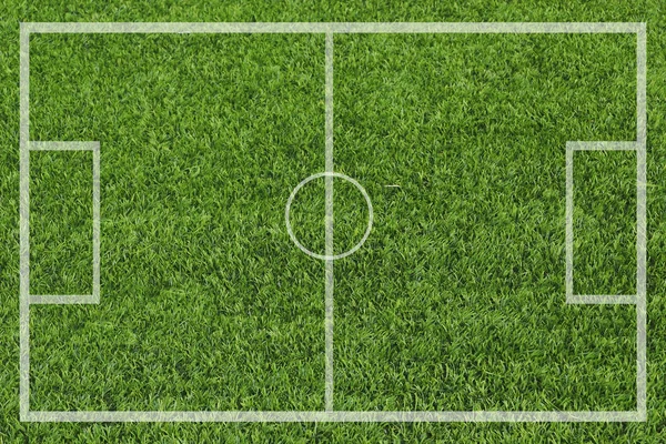 Soccer field or football field — Stock Photo, Image