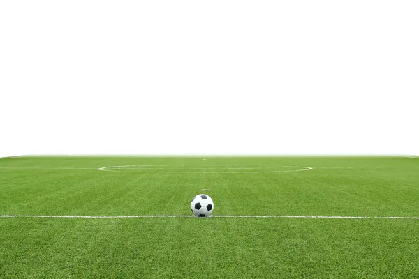 Soccer or football field — Stock Photo, Image