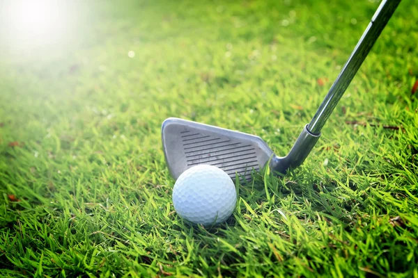 Golf sport met soft focus Sea... — Stockfoto