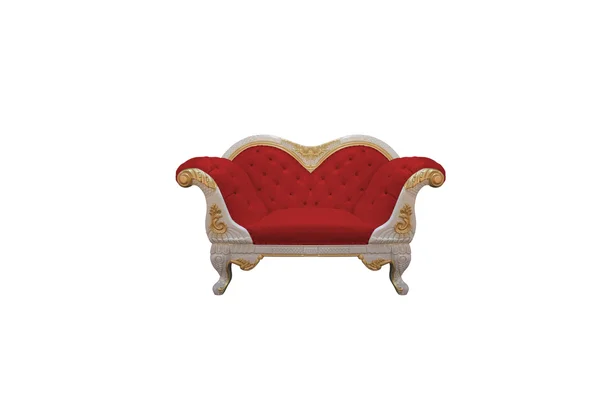 室内装飾の革のソファのビンテージ スタイル — ストック写真