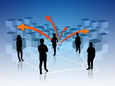 iş insanları takım