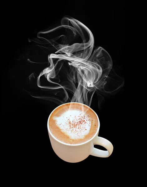 Xícara de café com vapor — Fotografia de Stock