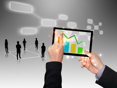 işadamı yazma grafiği