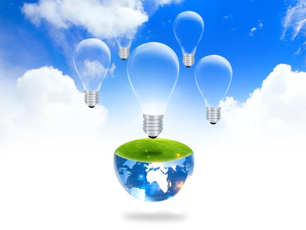 Lightbulb : eco concept — Stock Photo, Image