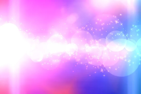 Lichten wazig patroon op paarse en blauwe achtergrond — Stockfoto