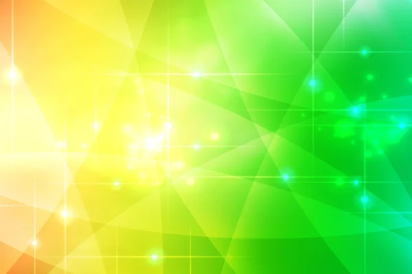 Green and yellow curves abstract background — Stock Photo, Image