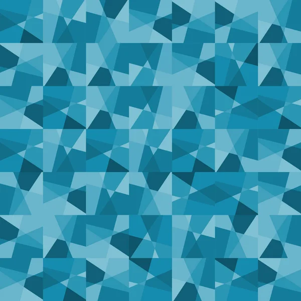 Abstrakte Blaue Fliese Hintergrund Marineblaue Ornament Fliese Muster — Stockvektor