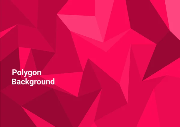 Ροζ Διανυσματικό Αφηρημένο Μοτίβο Πολυγώνου Γεωμετρική Απεικόνιση Στυλ Origami Κλίση — Διανυσματικό Αρχείο