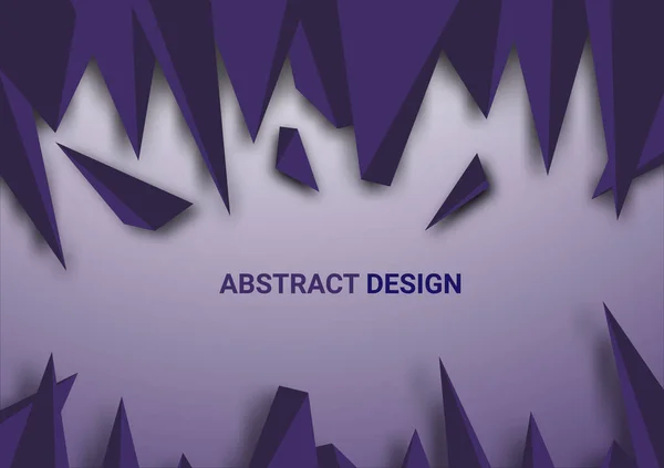 Abstract Violette Polygon Vector Achtergrond Voor Gebruik Ontwerp — Stockvector