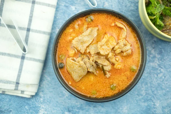 Thai Stil Schweinefleisch Curry Oder Panang Der Thailändischen Sprache Machen — Stockfoto