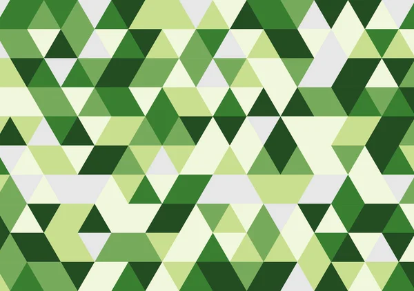 Dreieck Grüntönen Abstrakte Vorlage Hintergrund Mit Dreiecksformen — Stockvektor