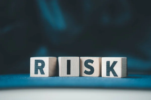 Risikobewertung Die Entscheidung Das Geschäft Akzeptieren Führt Unsicherheit Unvorhersehbarem Lagekonzept — Stockfoto