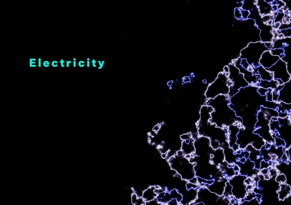 Abstrakter Elektrizitätshintergrund Als Hintergrund Für Ihre Unternehmenspräsentation — Stockfoto