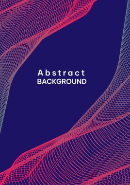 Soyut, soyut, pürüzsüz, süratli mavi dalga modern akış arka planı. Vektör illüstrasyonu