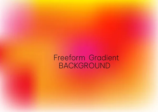 Trendy Bløde Farve Abstrakte Freeform Gradienter Blød Glat Drømmende – Stock-vektor