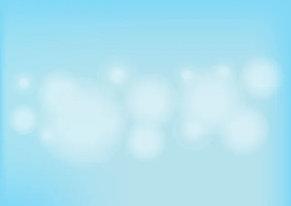 空のボケの背景をクリア ソフトブラーライトエフェクト壁紙 — ストックベクタ