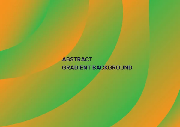 Abstract Green Orange Gradient Background Vector Design Layout Banners Presentations — Stock Vector