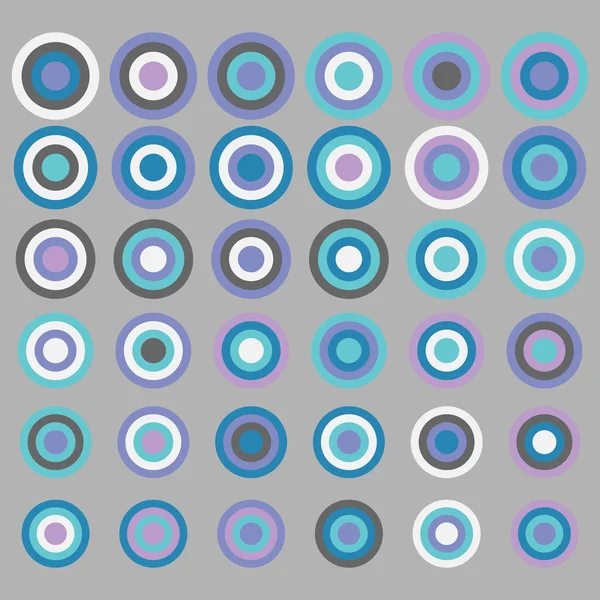 Gri arkaplanda renkli halkalar, broşür veya broşür deseni veya geometrik web pankartı 