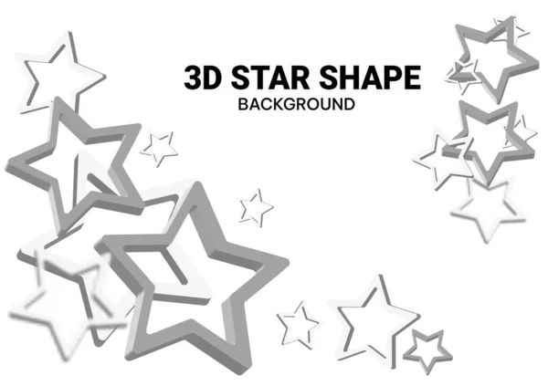 Forme Étoile Blanche Avec Vide Pour Texte Illustration Vectorielle — Image vectorielle